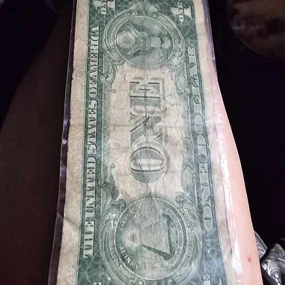 1935 series E silver certificate 1$ error bill - Picture 7 of 16